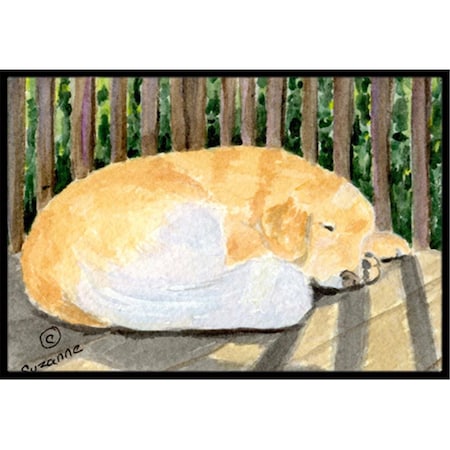 Carolines Treasures 24 x 36 in. Golden Retriever Doormat SS8760JMAT